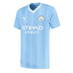 Lacne Muži Futbalové dres Manchester City 2023-24 Krátky Rukáv - Domáci
